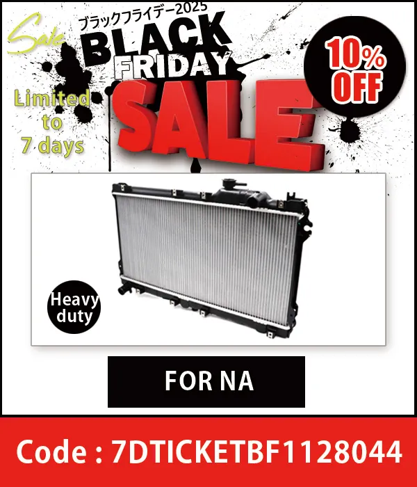 Aluminum heavy-duty radiator(New Core)26mm with New tube For NA