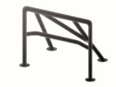 Roll bar (steel, 5PT&mighty bar)