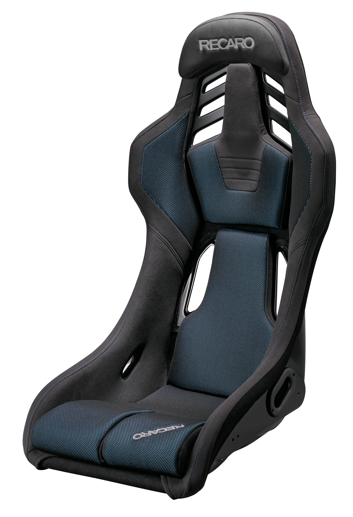 レカロ RSS-BK　Black/Blue(Blue) カムイ×プリリアントメッシュ 単品（保安基準適合）