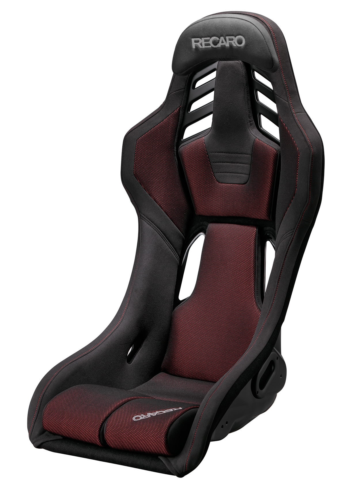 レカロ RSS-BK　Black/Red(Red) カムイ×プリリアントメッシュ 単品（保安基準適合）