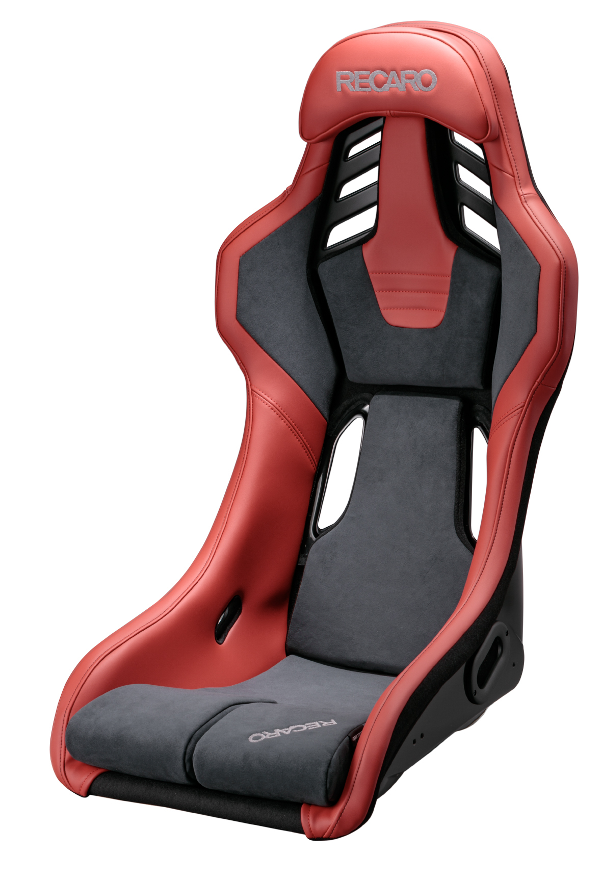 レカロ RSS-UT　Red/Charcoal Gray(Black) アーティフィシャルレザー×ウルトラスエード 単品（保安基準適合）