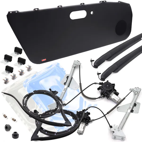 MARUHAドアトリムカバー（内張り）左右（スピーカーグリル無し）ブラック NA6/NA8用