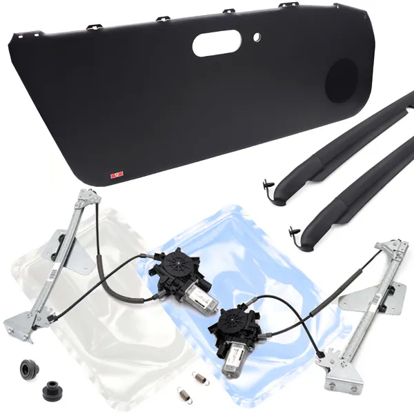 MARUHAドアトリムカバー（内張り）左右（スピーカーグリル無し）ブラック NA6/NA8用