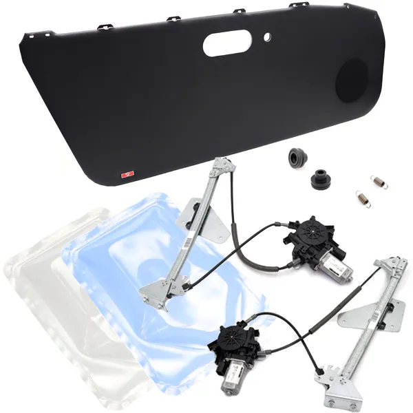 MARUHAドアトリムカバー（内張り）左右（スピーカーグリル無し）ブラック NA6/NA8用