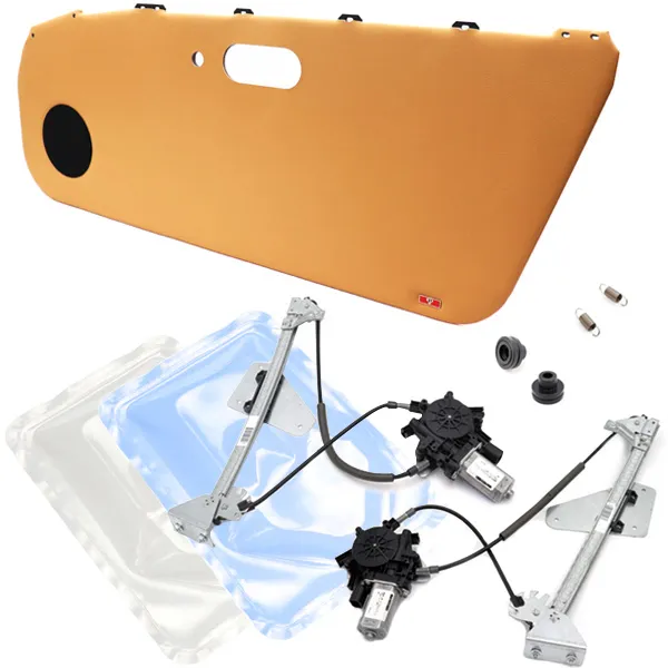 MARUHAドアトリムカバー（内張り）左右（スピーカーグリル無し）タン NA6/NA8用