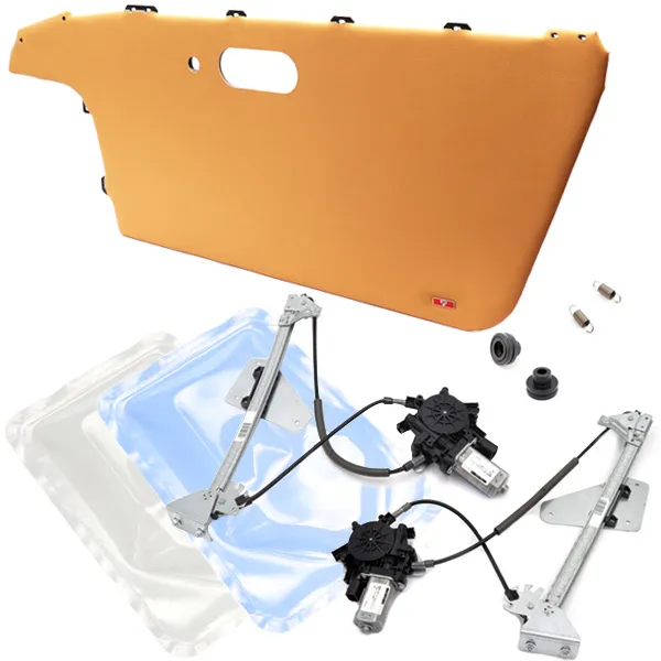 MARUHAドアトリムカバー（内張り）左右（スピーカーグリル無し）タン NA6/NA8用