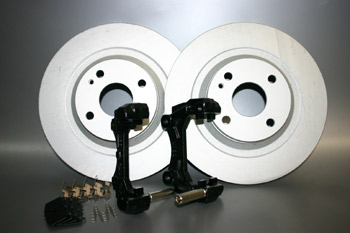 Large rear rotor conversion kit